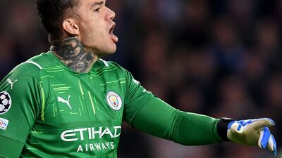 MANCHESTER CITY RATINGS: Ederson – 7. Back in the line-up following his time away with Brazil and was able to sit back for much of the game with Brugge unable to trouble his goal. Forced into a save in the final stages of the game. AFP