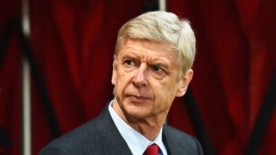 Arsenal manager Arsene Wenger shown during his team's Premier League match against Stoke City last weekend. Laurence Griffiths / Getty Images / January 17, 2016