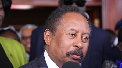 Sudanese Prime Minister Abdalla Hamdok is visiting the US this week. EPA