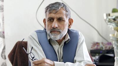 Hazrat Younas, principal of a government school in Ahingaro Dherai village, said UAE-funded schools had helped increase pupil enrollment. Aamir Saeed / The National