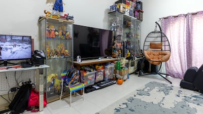 Inside the apartment