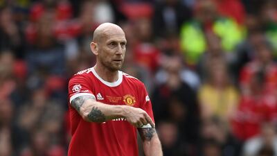 Jaap Stam of Manchester United. Getty