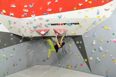 Boulder Bash in Dubai. Christopher Pike / The National