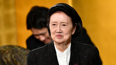 In October 2017, Mori attends the Praemium Imperiale art awards ceremony in Tokyo. EPA