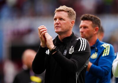 Newcastle United manager Eddie Howe. PA