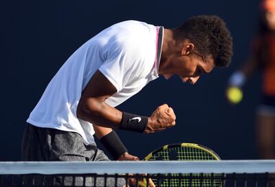 Felix Auger-Aliassime will face Borna Coric in the Miami Open quarter-finals. AP Photo