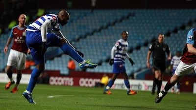Djibril Cisse scored on his debut for QPR against Aston Villa.