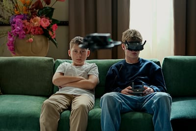 Lukas Zuperka as Viggo and Frode Bilde Ronsholt as Oscar in Secrets We Keep. Photo: Netflix