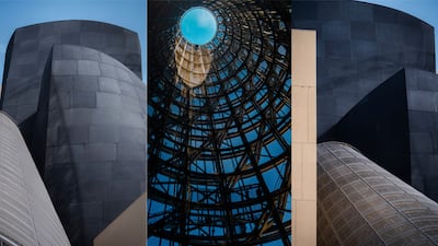 The architecture of Guggenheim Abu Dhabi. Photo: Department of Culture and Tourism - Abu Dhabi