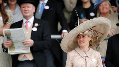 Racegoers are seen during the Duke Of Edinburgh Stakes. Reuters