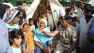 Members of the UAE Armed Forces carry out relief operations in the Pakistani provinces of Sindh, Punjab and Balochistan.