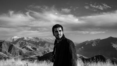 HAWRAMAN, IRAQ: A picture of Kurdish-Iraqi photojournalist Kamaran Najm.