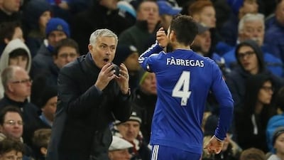 Contrary to reports of a falling out between Cesc Fabregas and Jose Mourinho, Fabregas insists he is still on good terms with his former manager. Andrew Boyers / Reuters