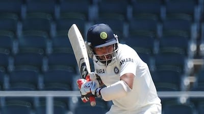 Cheteshwar Pujara fell 16 runs short of Sachin Tendulkar’s record for the highest score by an Indian in South Africa. AFP