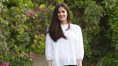 Suha Khan took up charity during holiday. Pawan Singh / The National