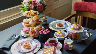 Afternoon tea at the Knightsbridge hotel. Courtesy Forever Rose Hotel