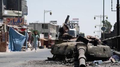 Sweida in southern Syria has witnessed fierce sectarian fighting and Israeli air strikes. Hasan Belal for The National