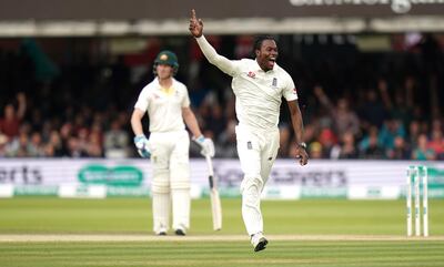 Jofra Archer enjoyed an impressive and explosive Test debut. Press Association