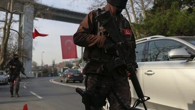 Members of the Turkish special forces patrol near the Reina night club in Istanbul on January 4, 2017. Emrah Gurel/AP Photo