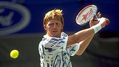 Boris Becker was the winner of six grand slams.