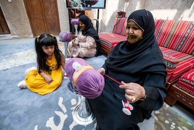 People of all ages can learn talli and other traditional crafts at the centre. Ruel Pableo for The National