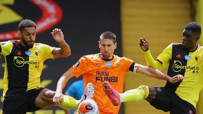 Federico Fernandez - 4: A rare off day for the usually reliable Argentine centre-half. Almost gifted Watford two goals and booked for clumsy foul. Getty