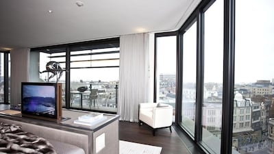 The penthouse is situated in Knightsbridge overlooking Hyde Park. REX/Shutterstock