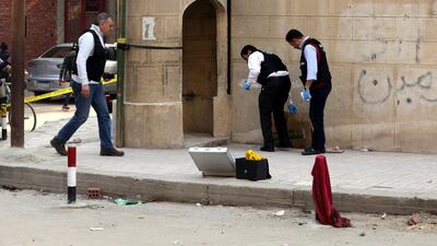 One attacker was shot dead by security forces. Khaled Elfiqi / EPA