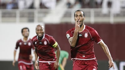 Saeed Al Kathiri has fallen in the pecking order at Al Wahda, so other suitors in the league are starting to show some interest. Jeffrey E Biteng / The National