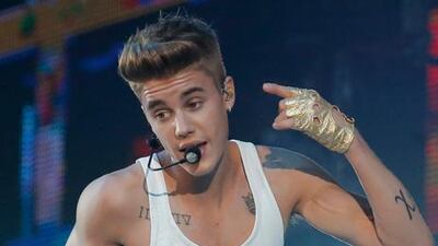 Bieber has started a new hashtag: #musicjournals. Francois Mori / AP Photo