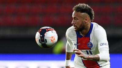 Paris Saint-Germain's Brazilian forward Neymar. AFP