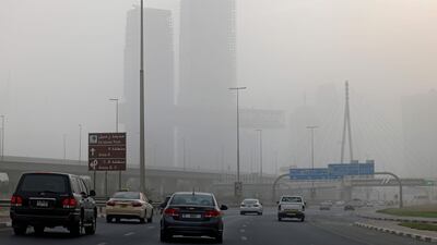 The UAE is set to experience sandstorms this week. AFP