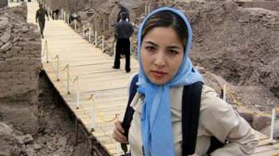 The US-Iranian journalist Roxana Saberi, who has been sentenced to eight years in prison for spying.