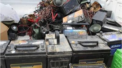 Some of the bird-attracting devices seized in Fujairah.