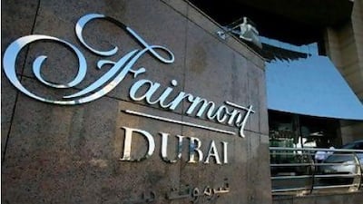 DUBAI- DECEMBER 13,2008 - Fairmont Hotel in Sheikh Zayed Road Dubai. ( Paulo Vecina/The National ) *** Local Caption *** PV Fairmont 2.JPGPV Fairmont 2.JPG