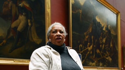 Morrison poses at The Louvre Museum in Paris. AFP