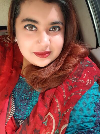 Ayesha Sohail, a Pakistani resident in the UAE, spoke of her shock at news of the earthquake. Photo: Ayesha Sohail