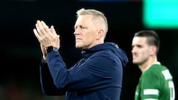 Republic of Ireland head coach Heimir Hallgrimsson is preparing his team to face Israel in their Nations League rematch in Serbia on Sunday. EPA