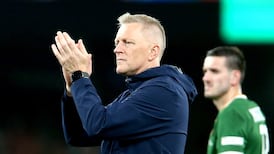 Republic of Ireland head coach Heimir Hallgrimsson is preparing his team to face Israel in their Nations League rematch in Serbia on Sunday. EPA