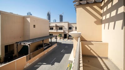 The view from the balcony.