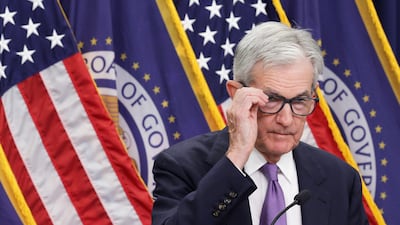 US Federal Reserve chairman Jerome Powell speaks after the Fed cut rates by 25 percentage points on October 29. AFP