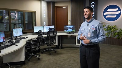 Adham Al Hamam, a production system operation engineer at Al Khobar. Photo: Sky News Arabia