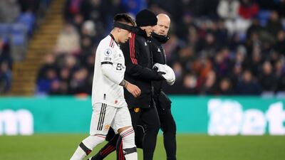 Lisandro Martinez, 7 - First league start after winning the World Cup. The ball went to him more than any other player on the pitch and he passed well into midfield. Booked straight after the break. Getty