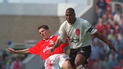 1996: Middlesbrough 3 Liverpool 3 - It was shirts over your head time at the Riverside as Fabrizio Ravanelli marked his Boro debut with a hat-trick. The White Feather took on Liverpool's Spice Boys and nearly came out on top but at the end of the season, despite the Italian's 16 goals, Boro went down. Getty