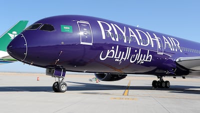 Riyadh Air is among the Saudi carriers with flights scheduled to and from the capital. Pawan Singh / The National