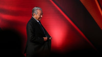 Mahathir Mohamad was Malaysia's prime minister for almost a quarter of a century. EPA