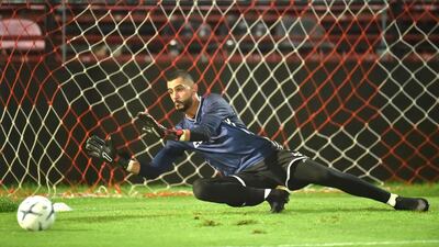 UAE national team train ahead of their World Cup 2022 Qualifier against Thailand. Courtesy UAEFA