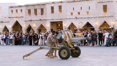 Qatar's iftar cannon firing, on the first day of Ramadan. Olga Stefatou/ The National