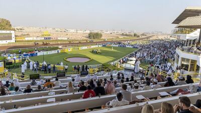 Tafaakhor ridden by Sandro Paiva wins the Commercial Bank Of Dubai race.