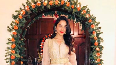 Kiara Advani in a Manish Malhotra anarkali and flared pants